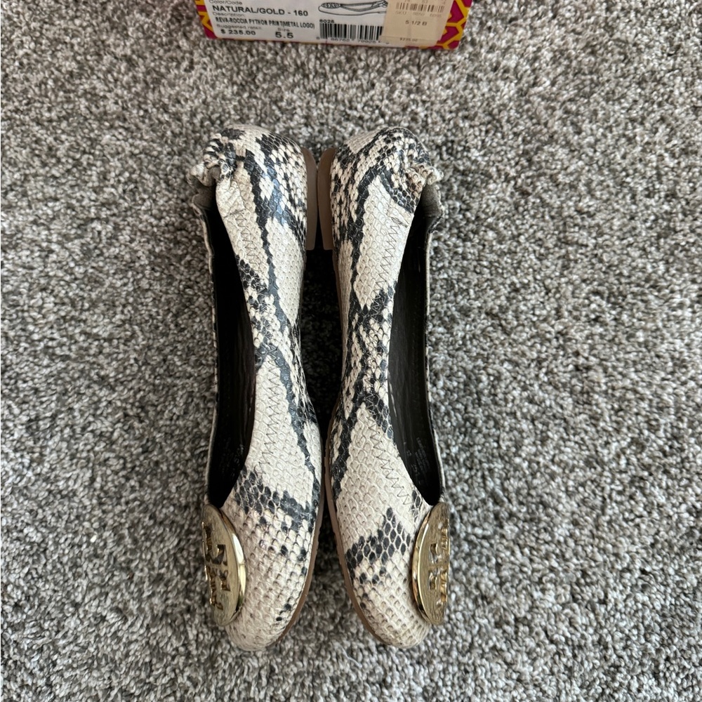 Tory Burch Reva Python Natural Colorway - image 3